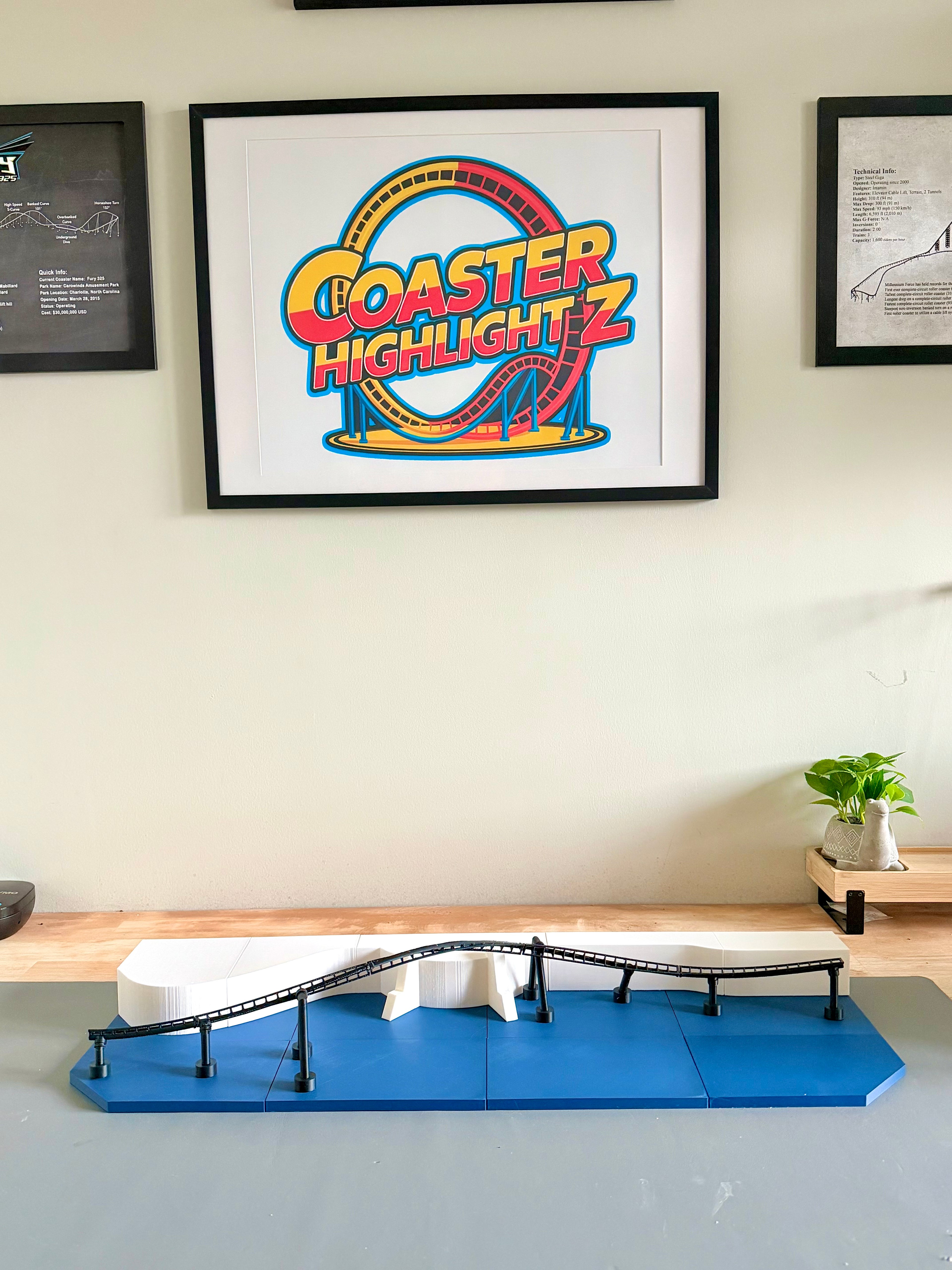 'The Mosasaur' Model Roller Coaster Kit