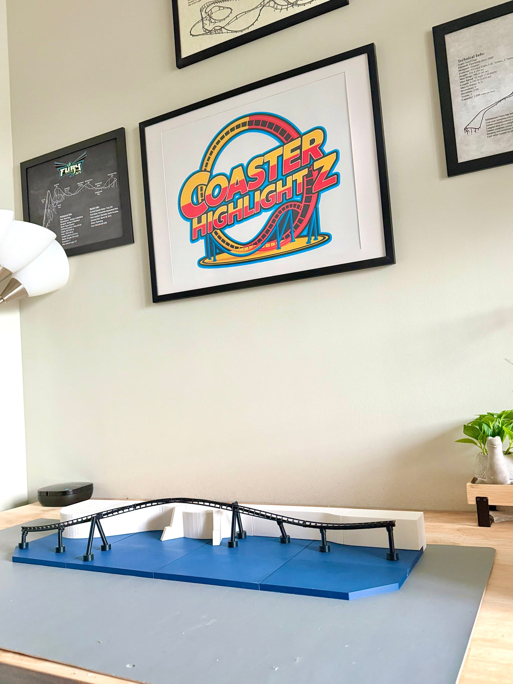'The Mosasaur' Model Roller Coaster Kit