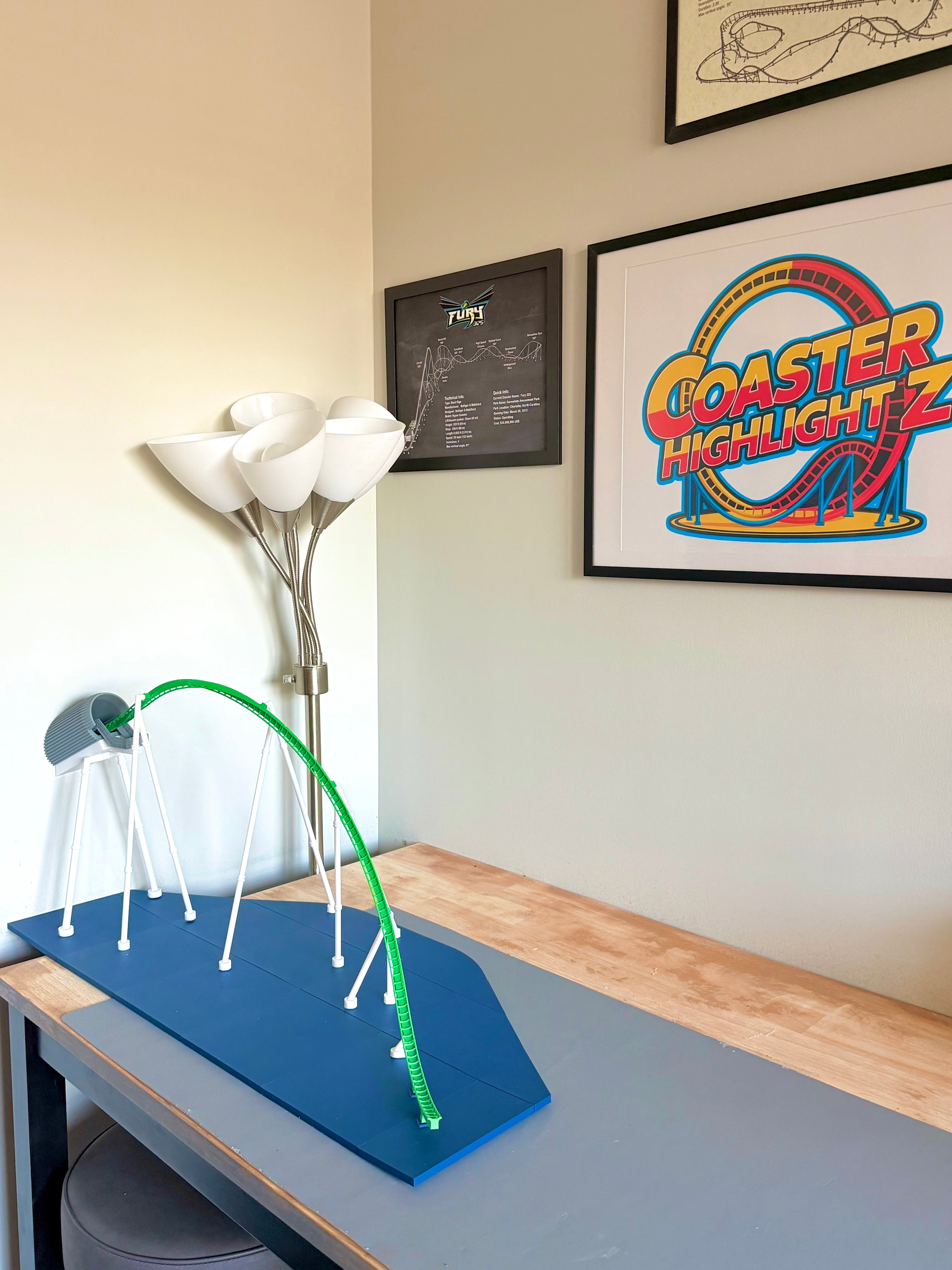 ‘The Gamma Ray’ Model Roller Coaster Kit
