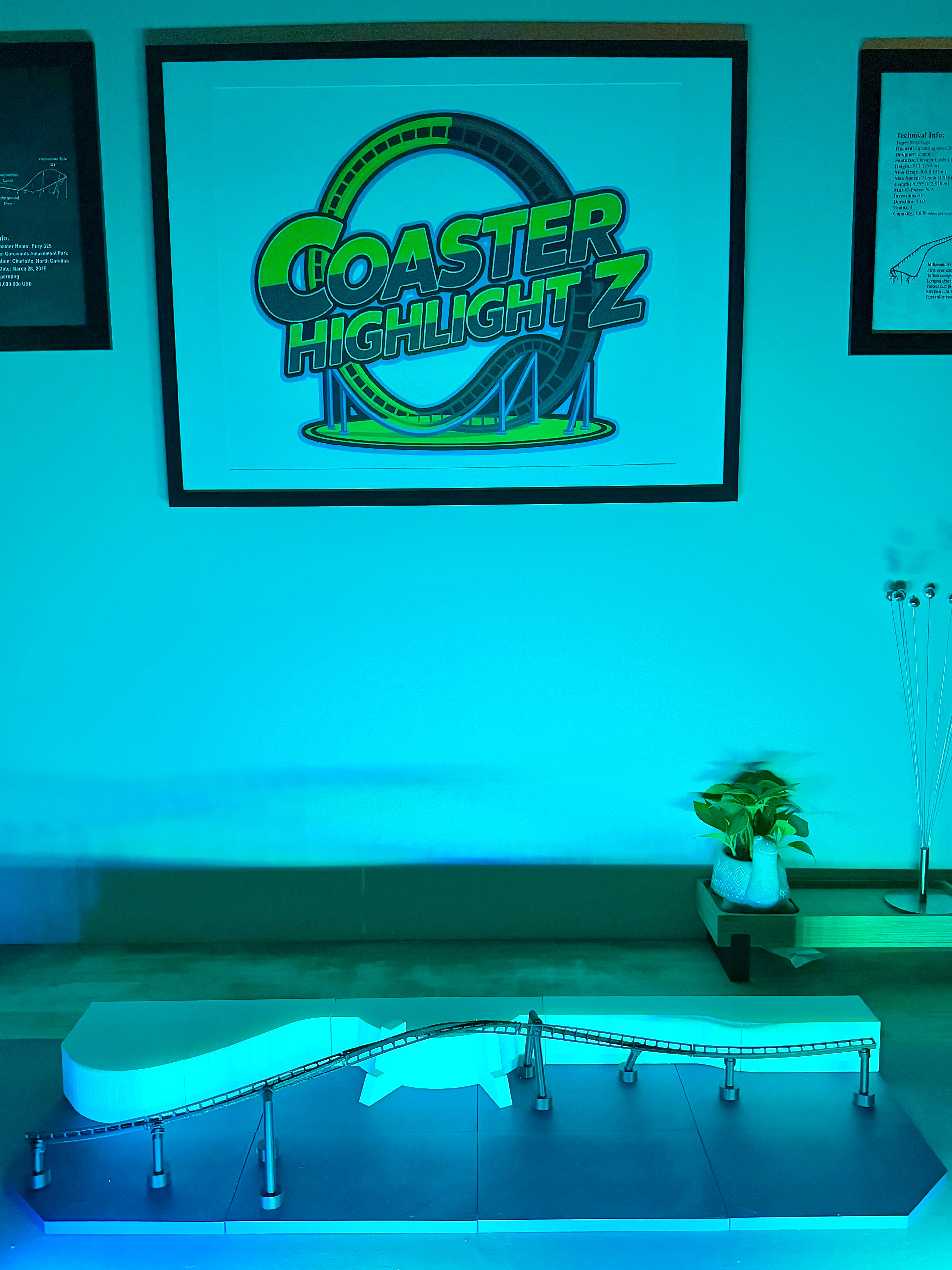 'The Mosasaur' Model Roller Coaster Kit