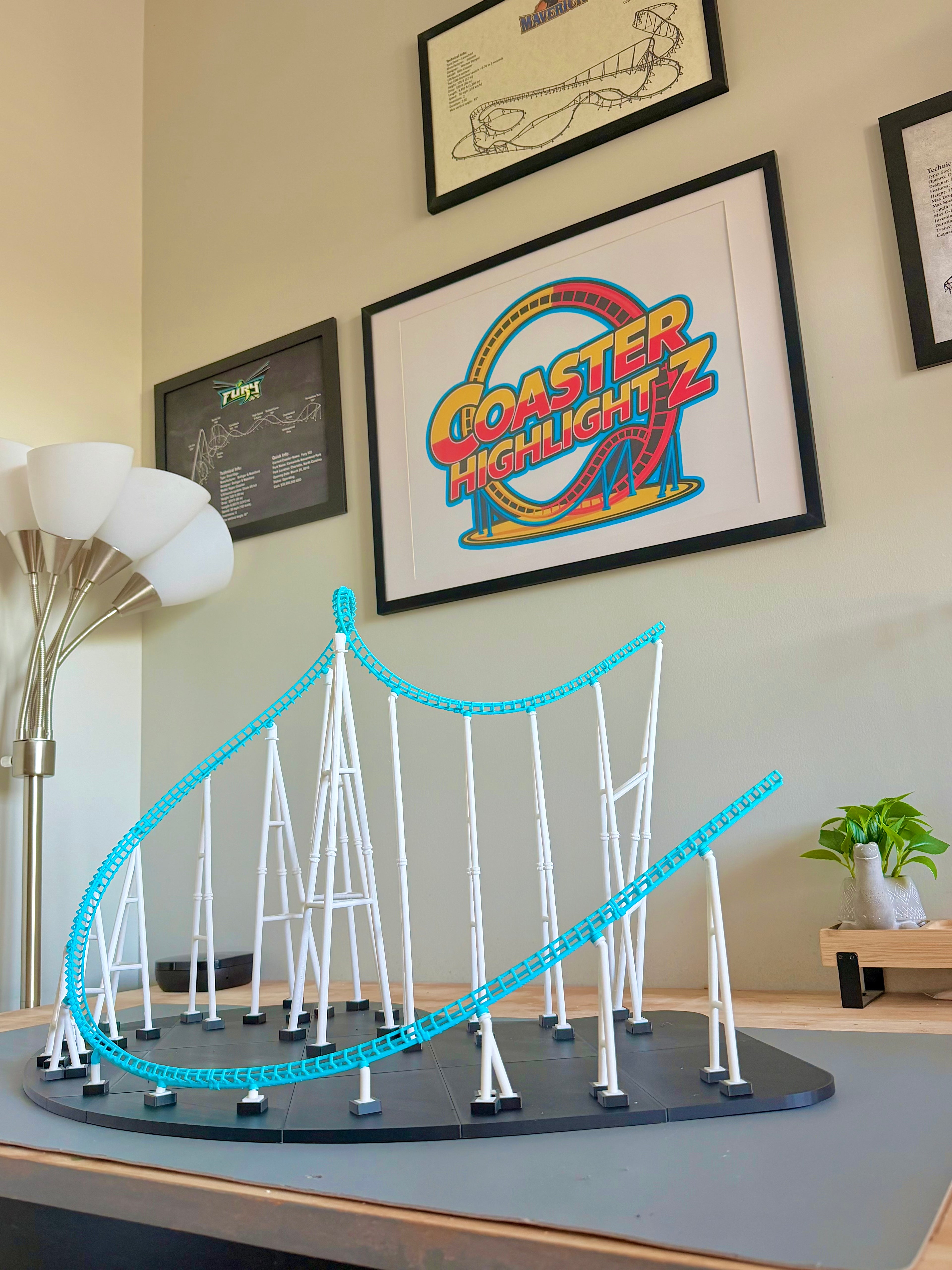 ‘The Drachen’s Tail’ Model Roller Coaster Kit