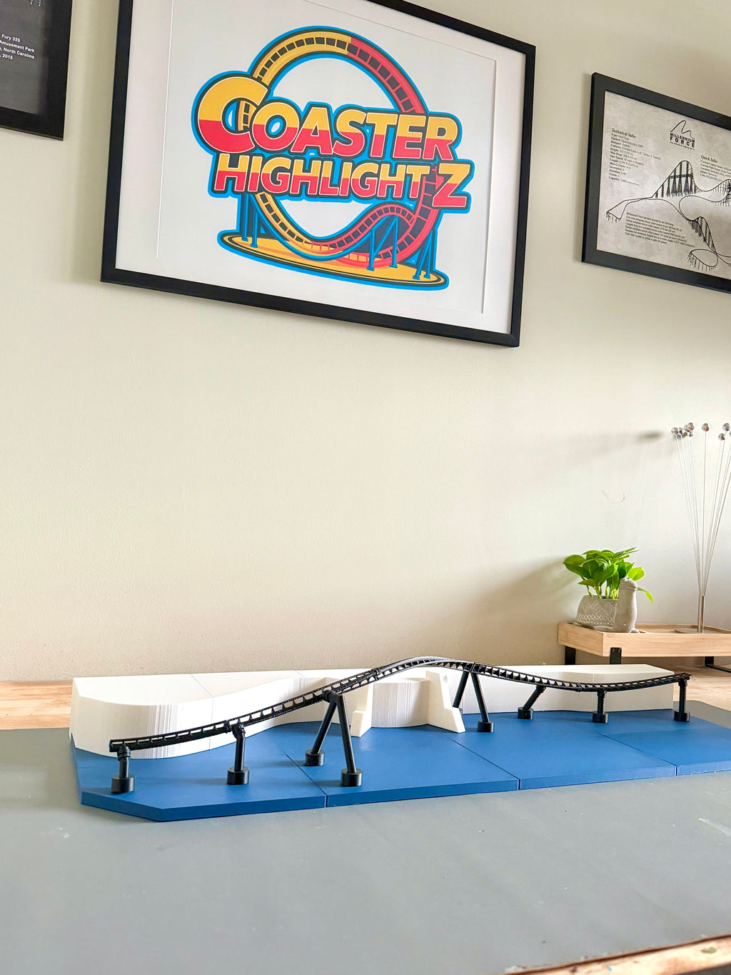 'The Mosasaur' Model Roller Coaster Kit