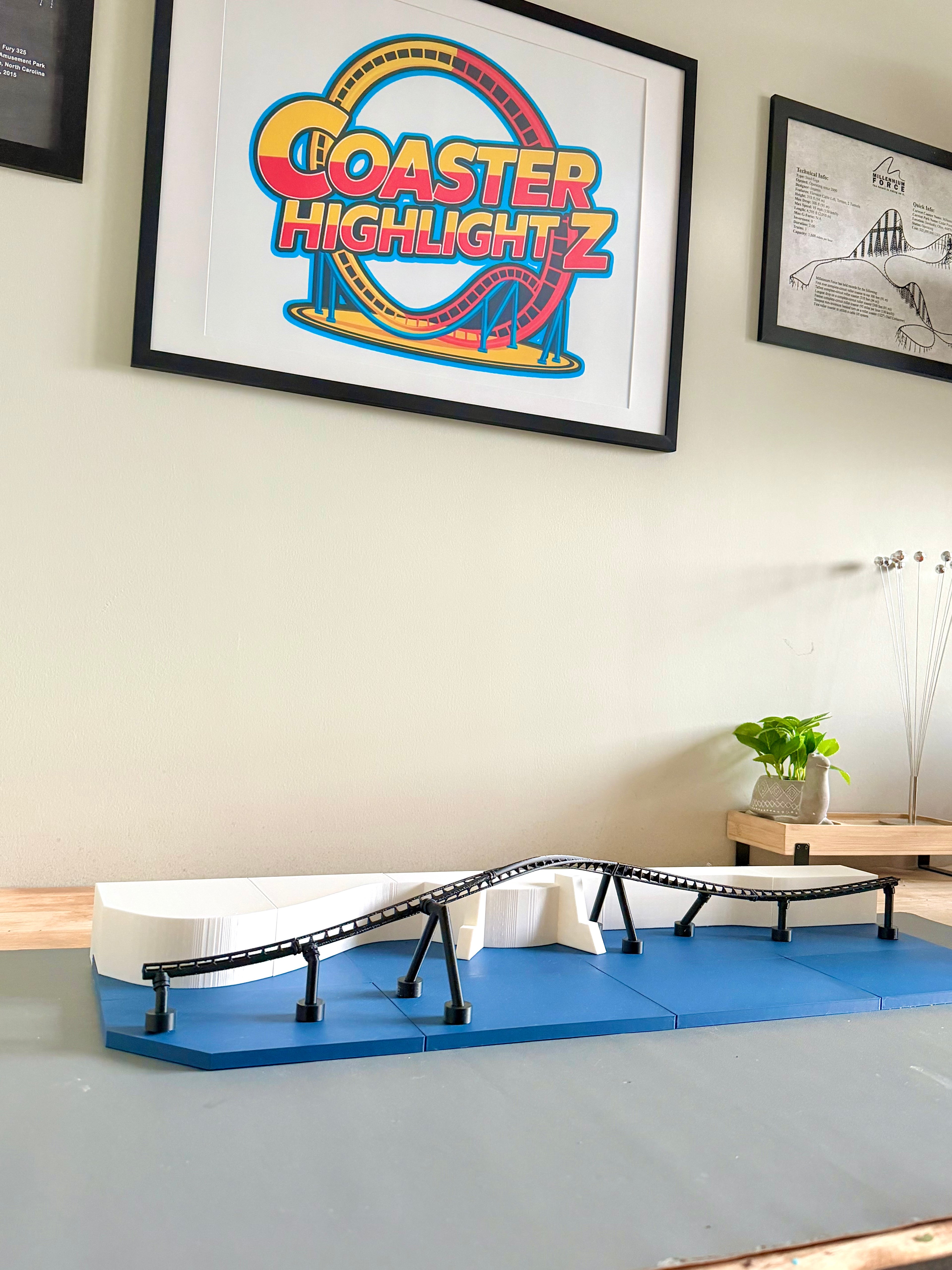 'The Mosasaur' Model Roller Coaster Kit