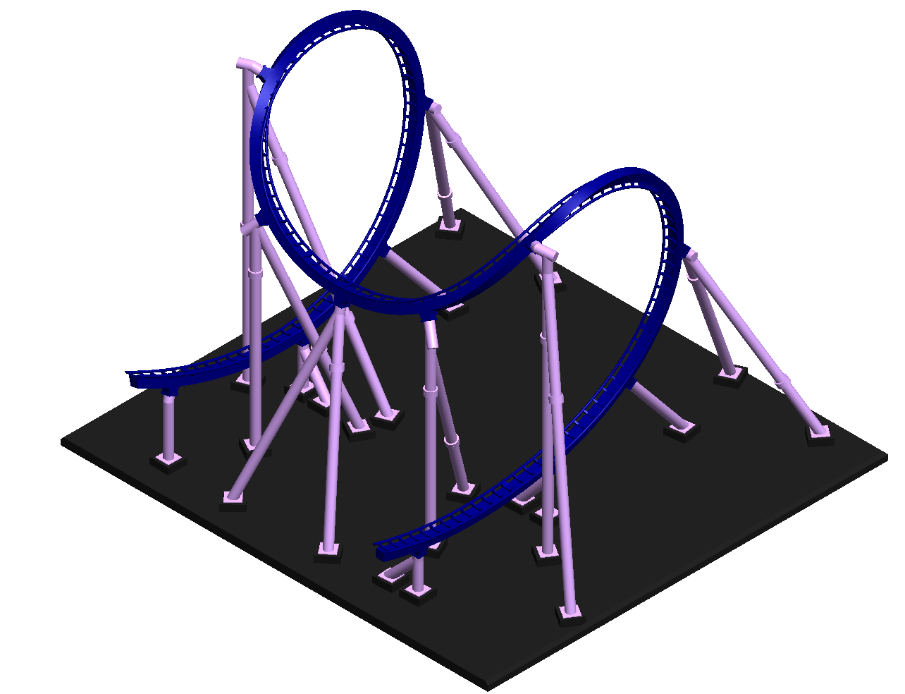 ‘The Gorgon’ Cobra Roll Model Roller Coaster Kit