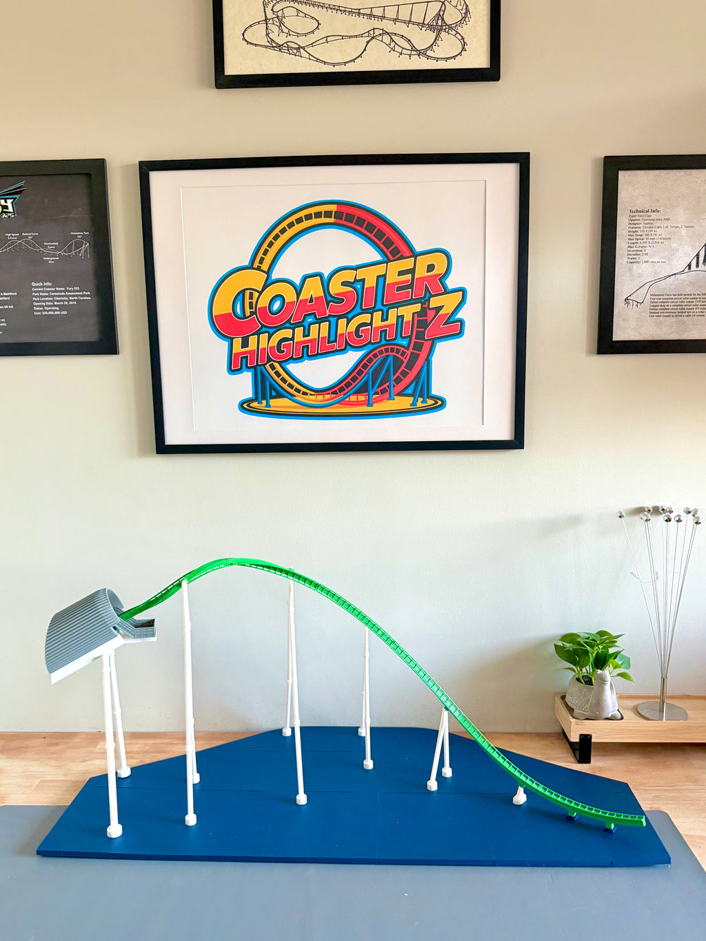 ‘The Gamma Ray’ Model Roller Coaster Kit