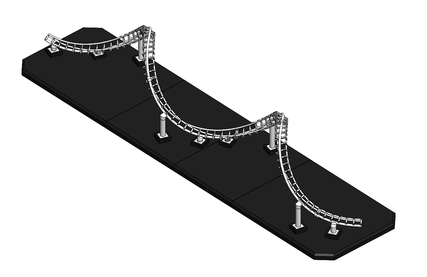 ‘The Double Classic’ Model Roller Coaster Kit