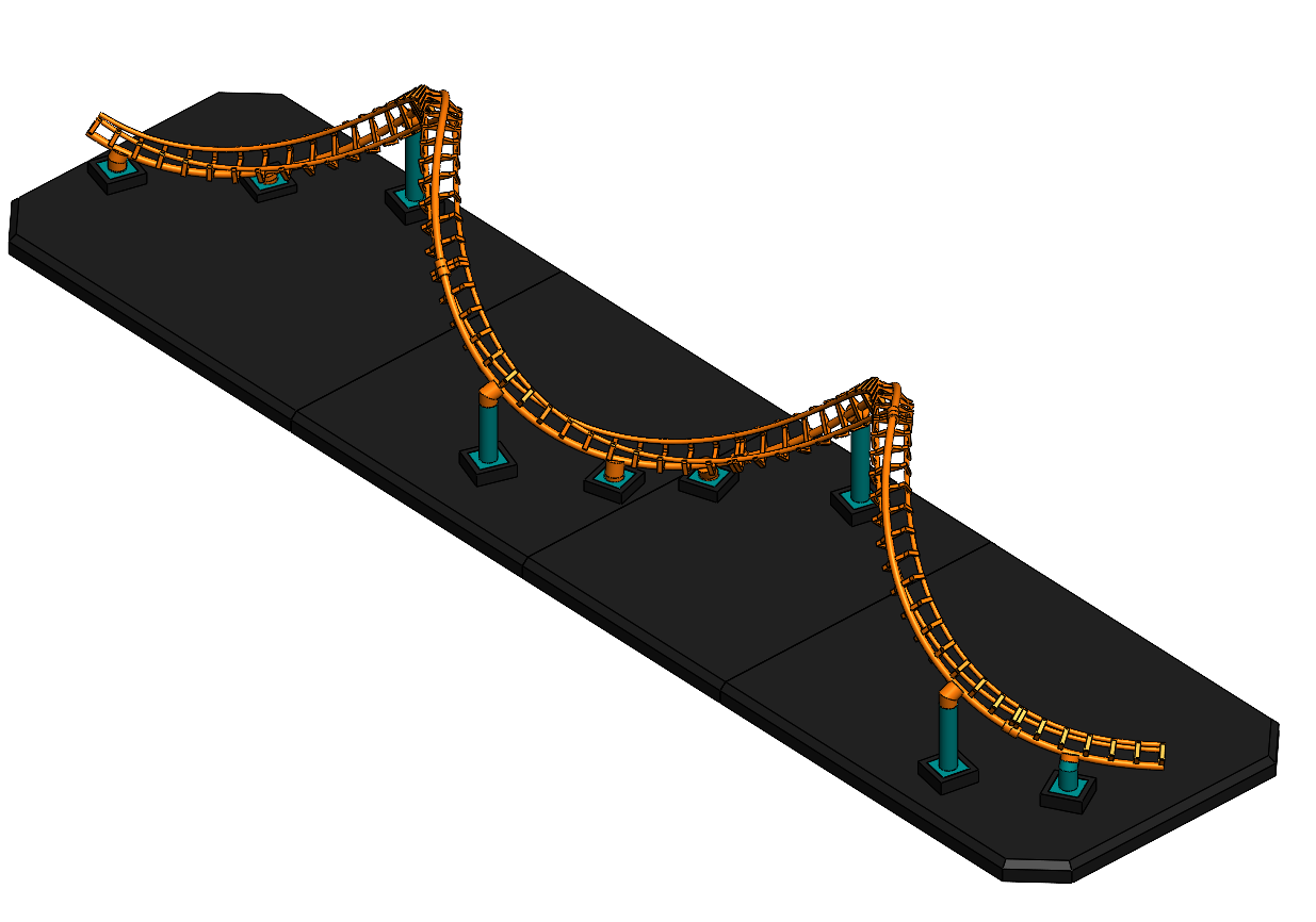 ‘The Double Classic’ Model Roller Coaster Kit