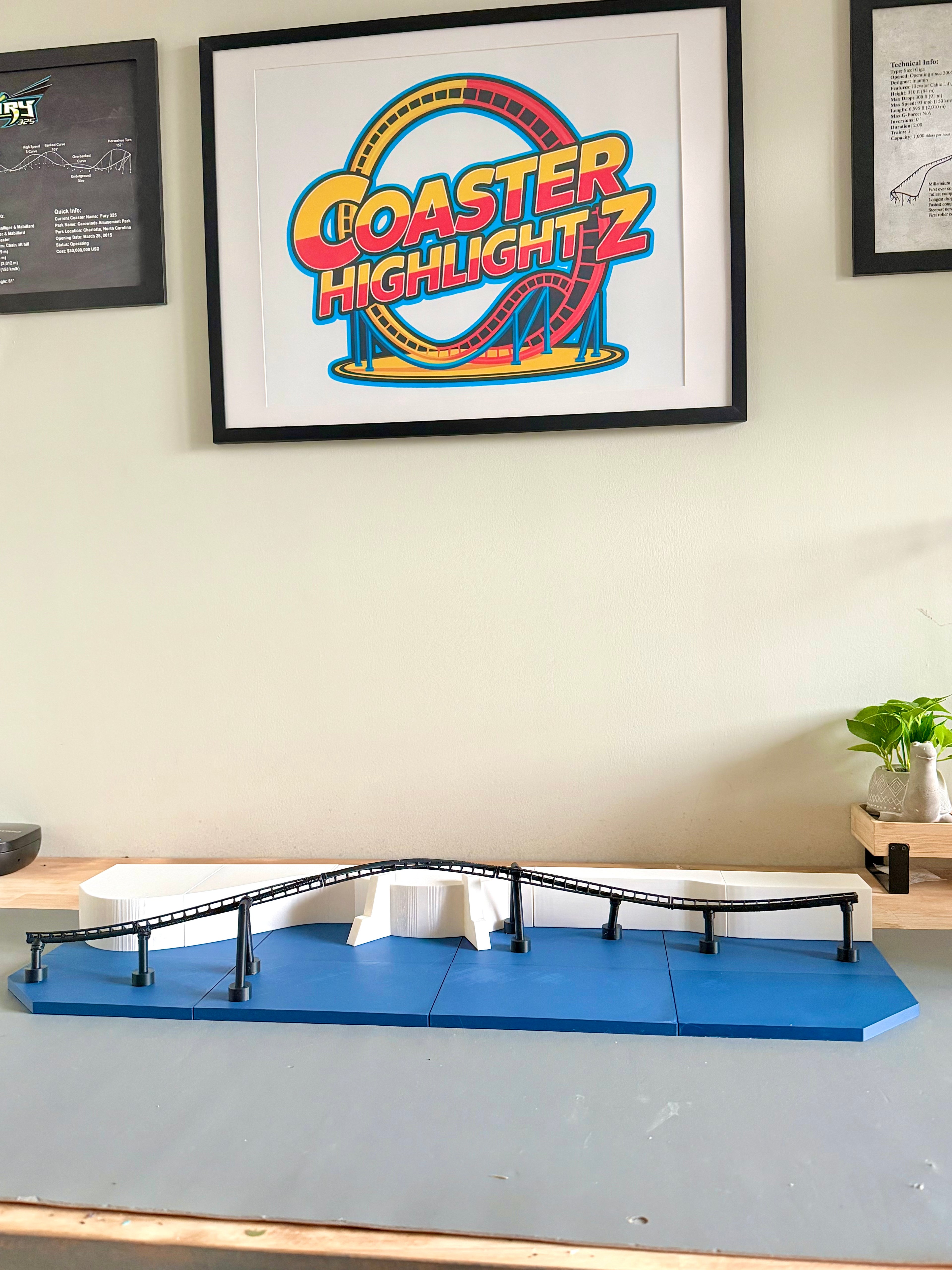 'The Mosasaur' Model Roller Coaster Kit