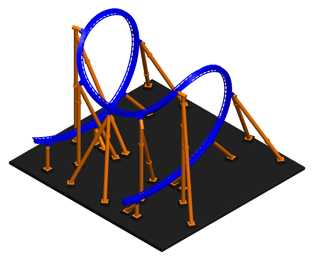 ‘The Gorgon’ Cobra Roll Model Roller Coaster Kit