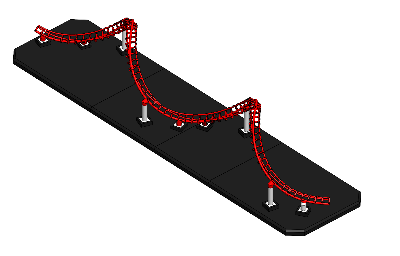 ‘The Double Classic’ Model Roller Coaster Kit